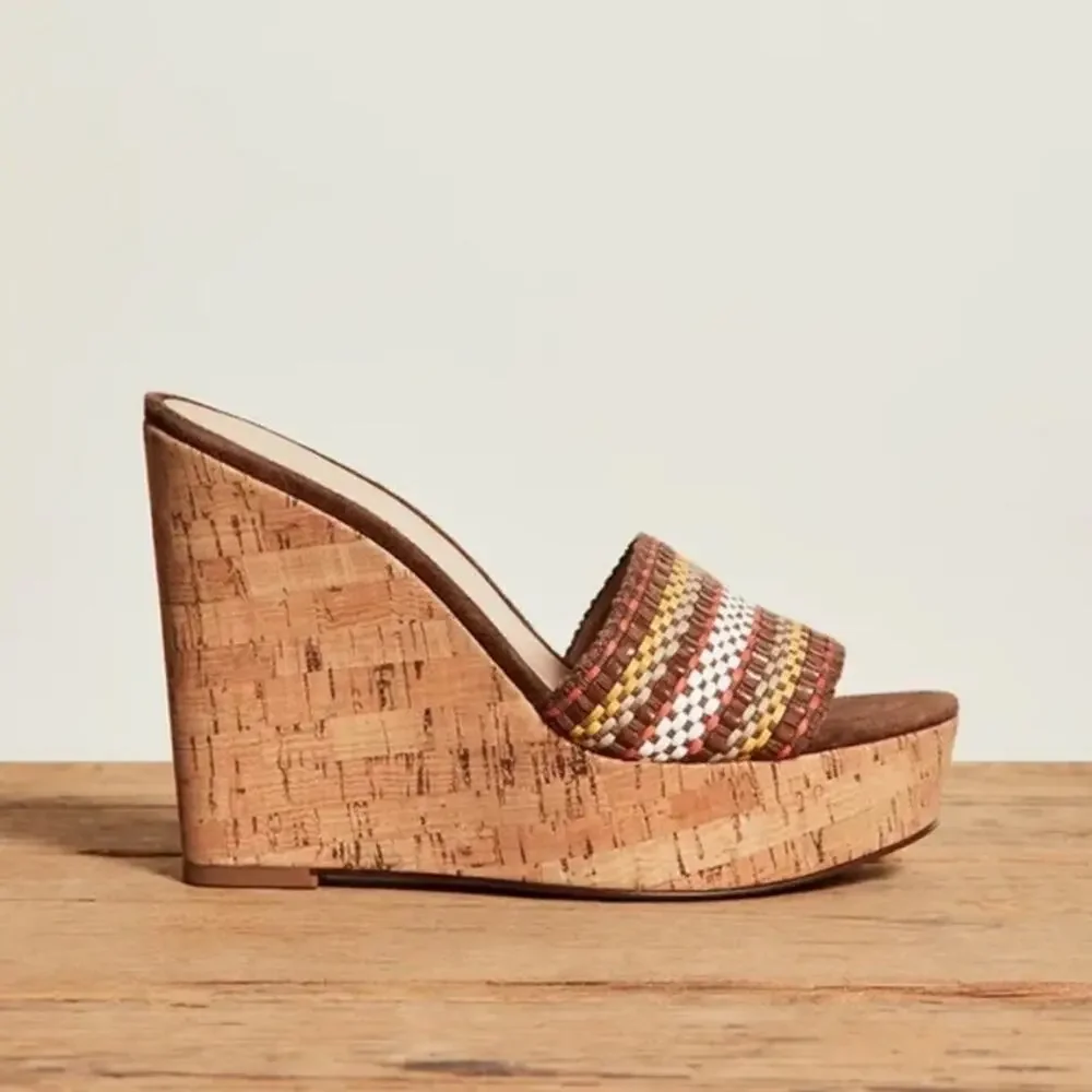 Veronica Beard Dali Woven Wedges
